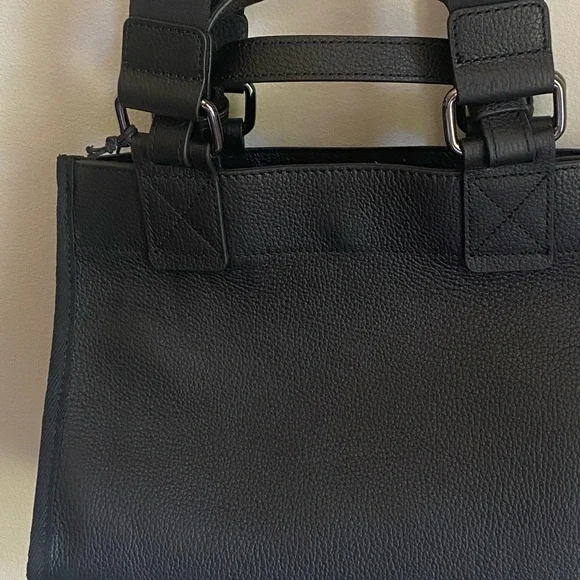 Botkier New York BEDFORD BITE Size 23F2827-ALBLK Black Leather Satchel NWT $288 - Picture 10 of 14